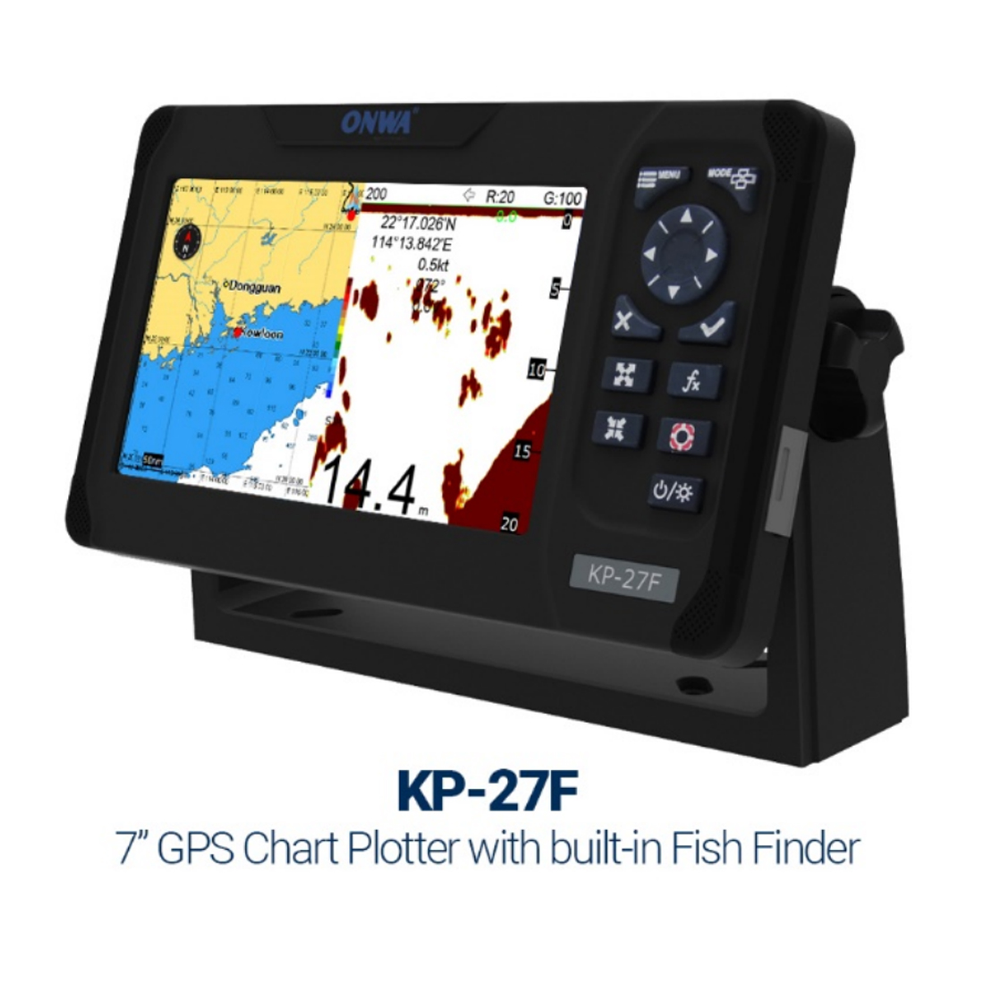 ONWA KP-27F 7-inch Marine GPS  - Fish Finder 评论和价格