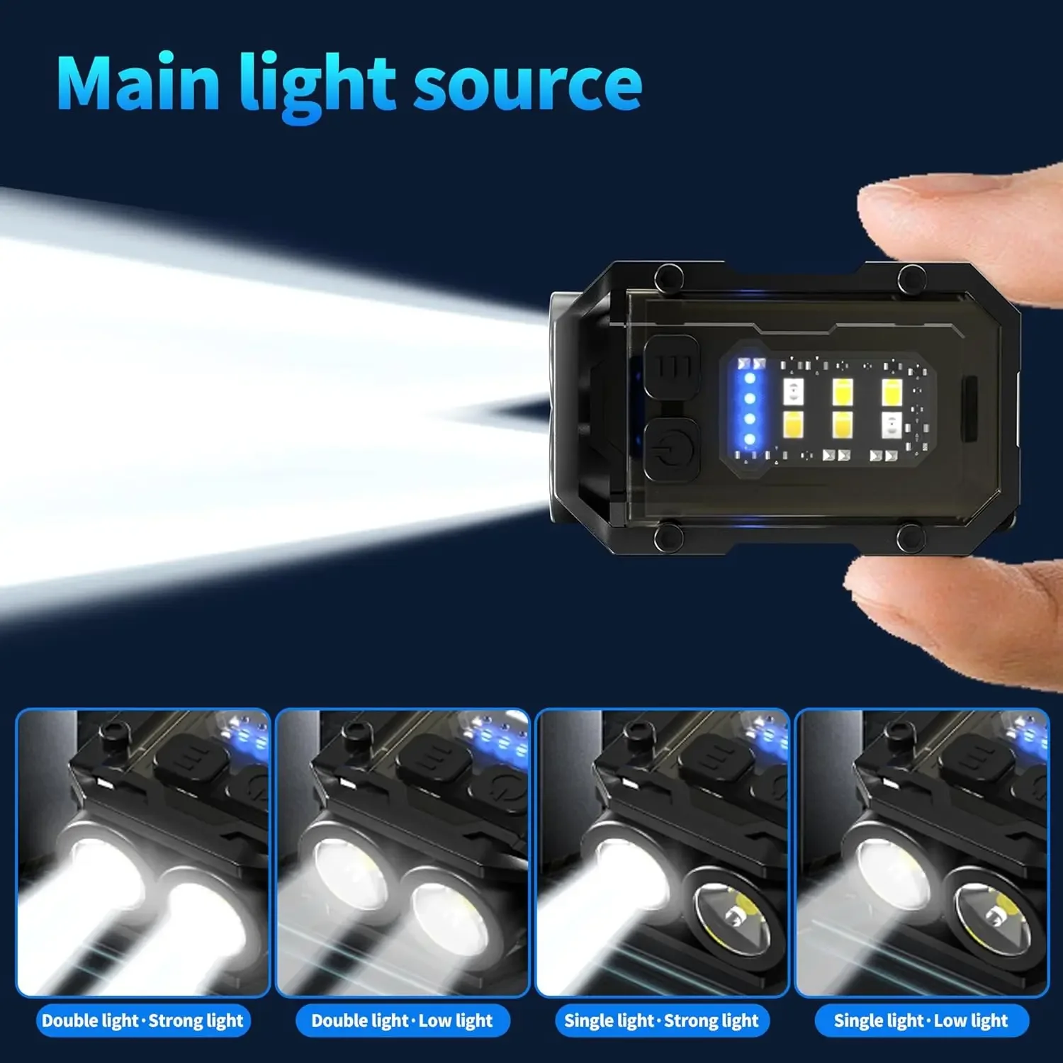 Mini COB Keychain Flashlight,C - Fishing Light 评论和价格