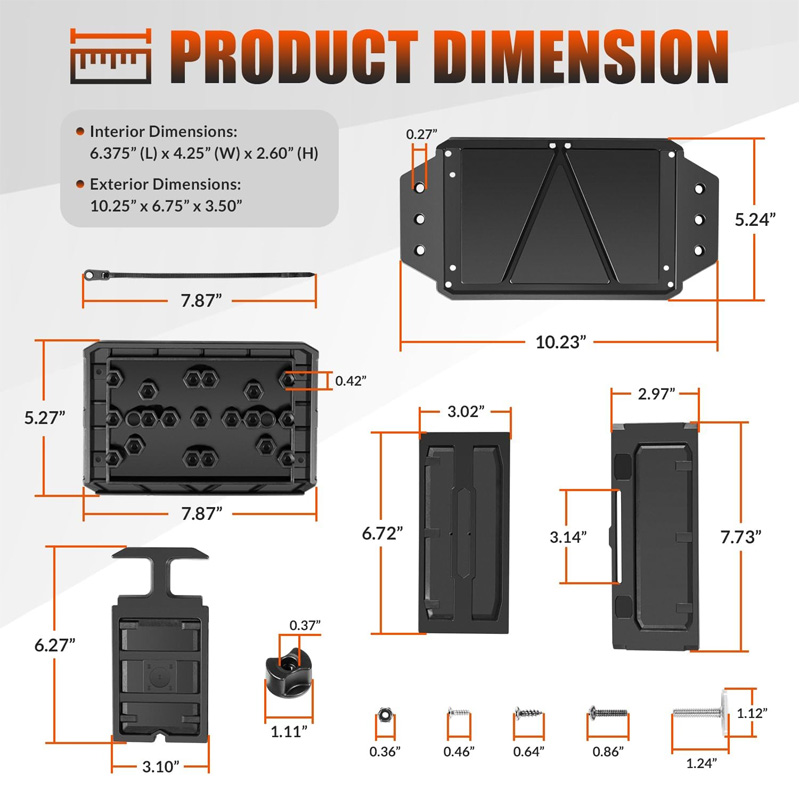 Track Mounted Battery Box for  - Fish Finder 评论和价格