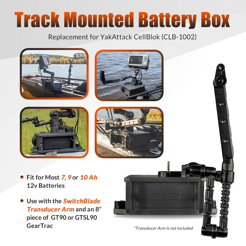 Track Mounted Battery Box for  - Fish Finder 评论和价格